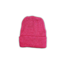 Unisex Basic Düz Katlamalı Bere Fuşya 