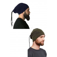 2 Adet Polar İpli Bere ve Boyunluk Lacivert Yeşil 