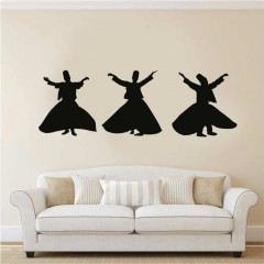 Semazenler Duvar Sticker Semazenler Duvar Sticker