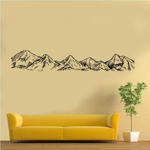 Sıra Dağlar Duvar Sticker