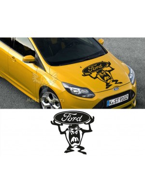 Tazmanya Canavarı Ford Araba Sticker Tazmanya Canavarı Ford Araba Sticker