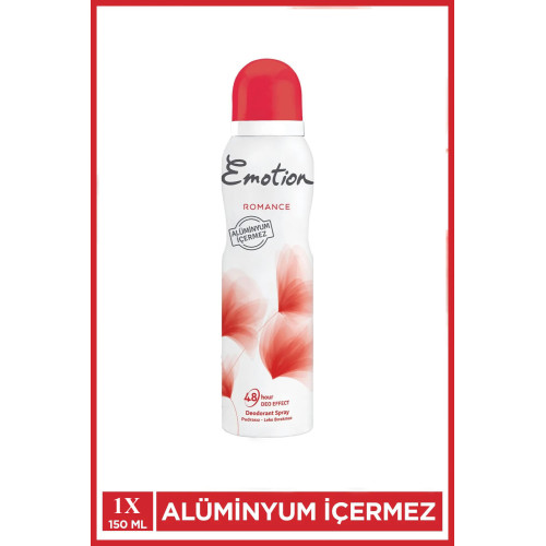Emotion Romance Kadın Vegan Deodorant 150 Ml Hızlı Kurur, Leke Bırakmaz
