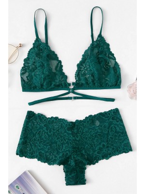 Kadın Yeşil Özel Şık Sütyen Külot Takımı Kadın Yeşil Özel Şık Sütyen Külot Takımı