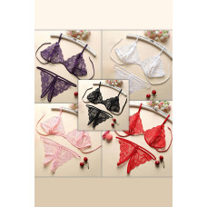 Kadın Dantelli Sütyen Külot Takımı 5'li Set 