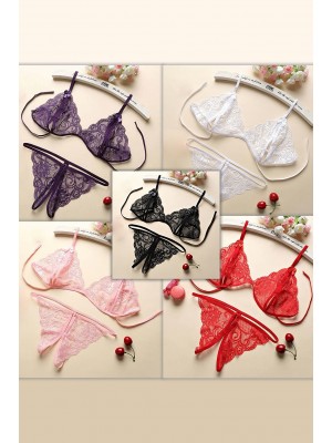 Kadın Dantelli Sütyen Külot Takımı 5'li Set