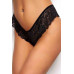 Kadın Siyah Dantelli Seksi Külot