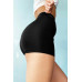 Kadın Siyah Yüksek Bel Mini Deniz Şortu