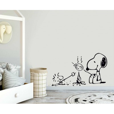 Yemek Pişiren Sevimli Köpekler Duvar Sticker