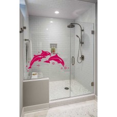 Yunuslar Banyo Sticker 